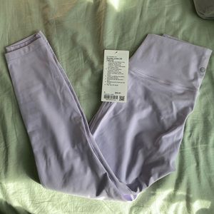 NWT lululemon wunder under lavender size 6